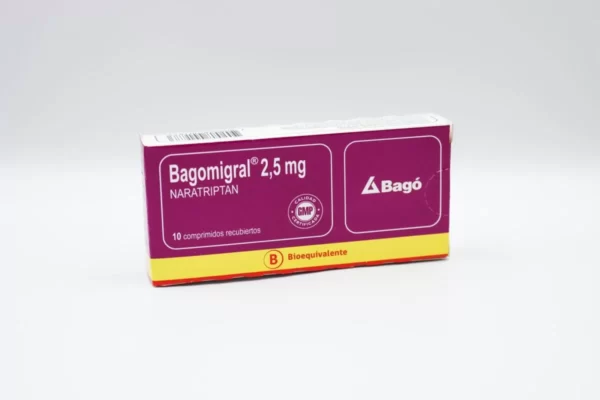 BAGOMIGRAL COM 2,5 MG X 2