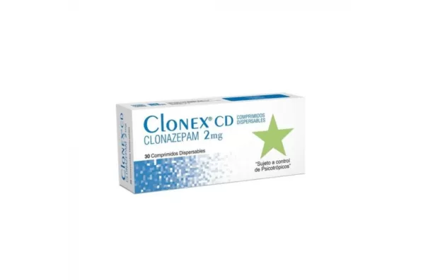 CLONEX COM DIS 2/0 MG X 30